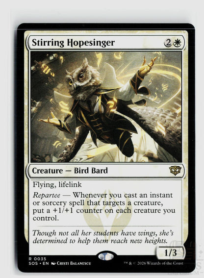 Stirring Hopesinger 35 Secrets of Strixhaven Magic: The Gathering Rare