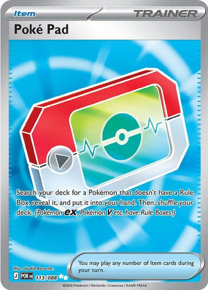 Poke Pad 113/088 Perfect Order Pokemon Holo Ultra Rare