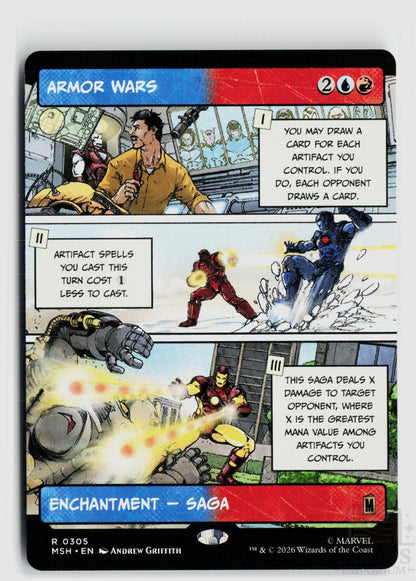 Armor Wars (Borderless) 305 Marvel Super Heroes Magic: The Gathering