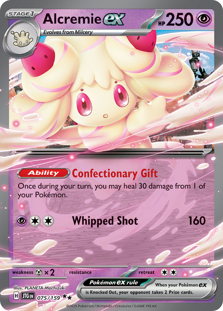Alcremie ex 075/159 Journey Together Pokemon Holo Double Rare
