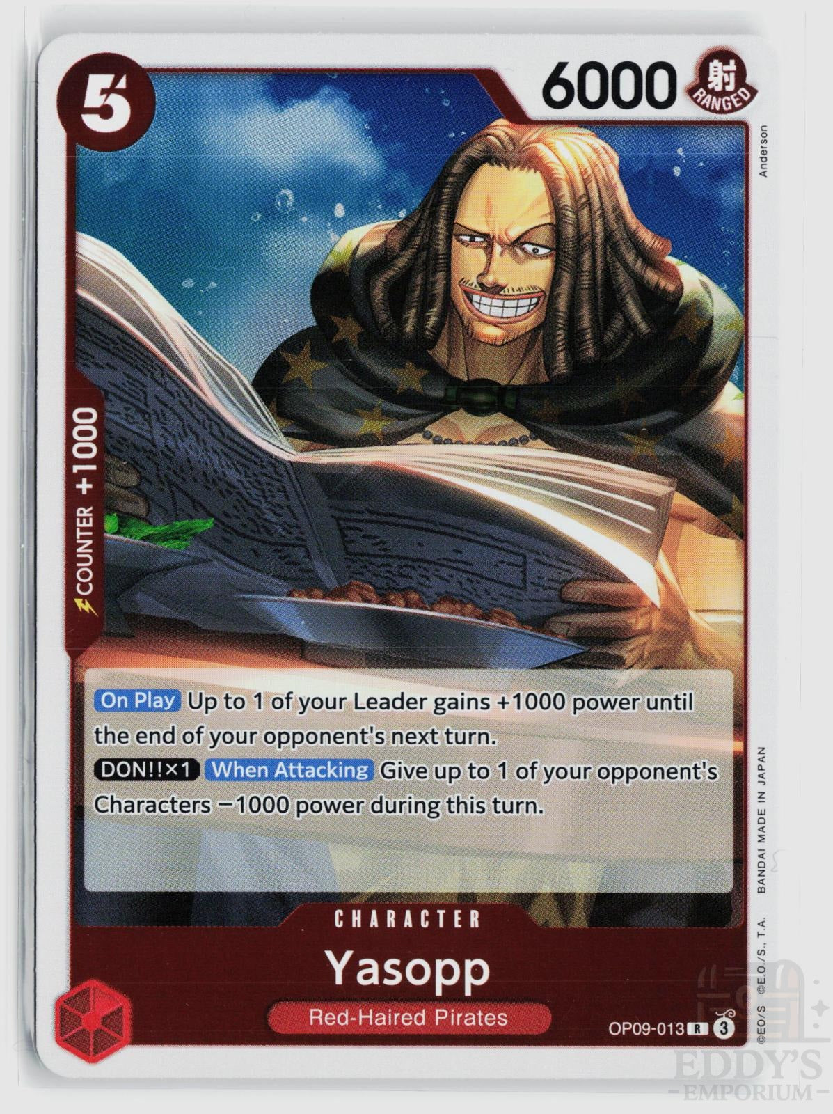 Yasopp OP09-013 Emperors in the New World One Piece Foil Rare