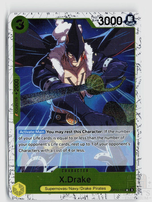 X.Drake (Reprint) OP10-114 Premium Booster -The Best- Vol. 2 One Piece Uncommon