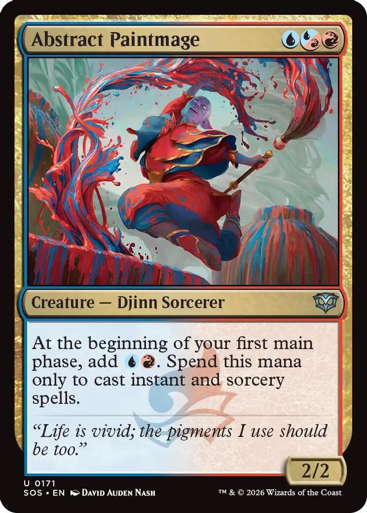 Abstract Paintmage 171 Secrets of Strixhaven Magic: The Gathering Foil Uncommon