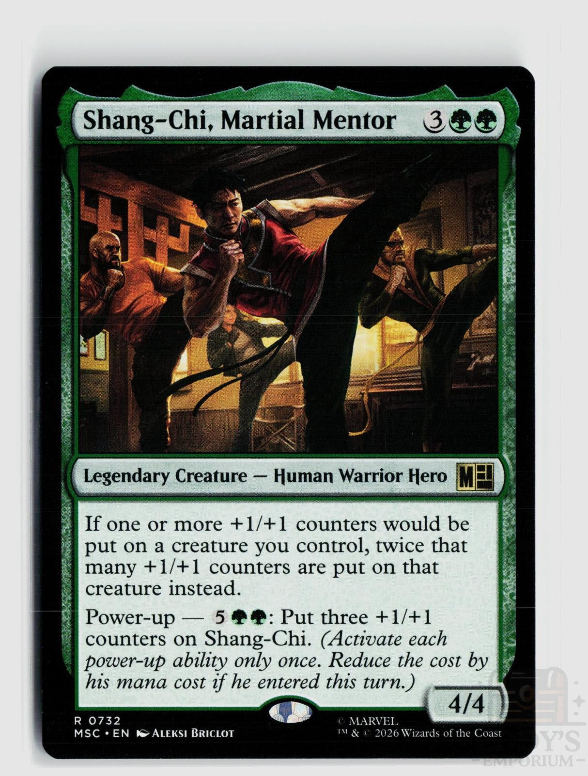 Shang-Chi, Martial Mentor 732 Commander: Marvel Super Heroes Magic: The Gathering