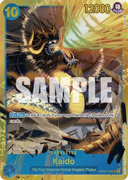 Kaido (118) OP05-118 Awakening of the New Era One Piece Foil Secret Rare