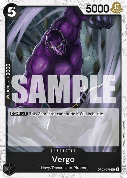 Vergo (Jolly Roger Foil) OP03-079 Premium Booster -The Best- One Piece Uncommon