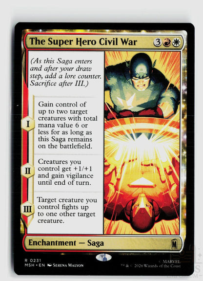The Super Hero Civil War 231 Marvel Super Heroes Magic: The Gathering