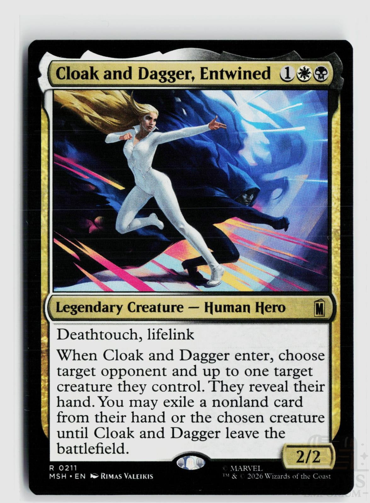 Cloak and Dagger, Entwined 211 Marvel Super Heroes Magic: The Gathering