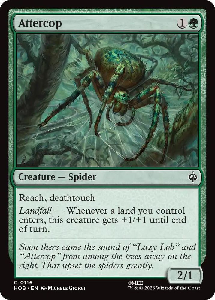 Attercop 116 The Hobbit Magic: The Gathering Foil Common