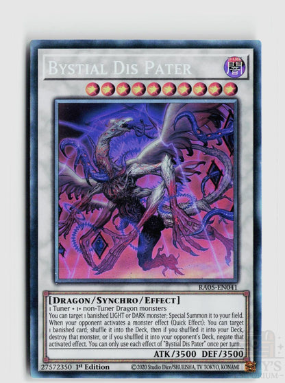 Bystial Dis Pater (Collector's Rare) RA05-EN041 Rarity Collection 5 Yu-Gi-Oh 1st Edition NM