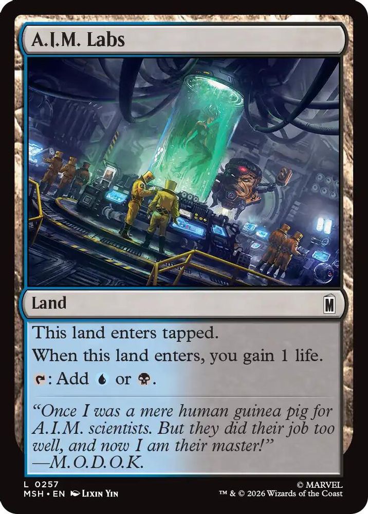 A.I.M. Labs 257 Marvel Super Heroes Magic: The Gathering Foil