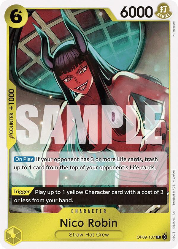 Nico Robin (107) OP09-107 Emperors in the New World One Piece Foil Rare