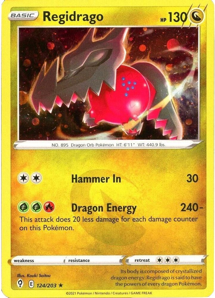 Regidrago (Cosmos Holo) 124/203 Miscellaneous Cards & Products Pokemon NM