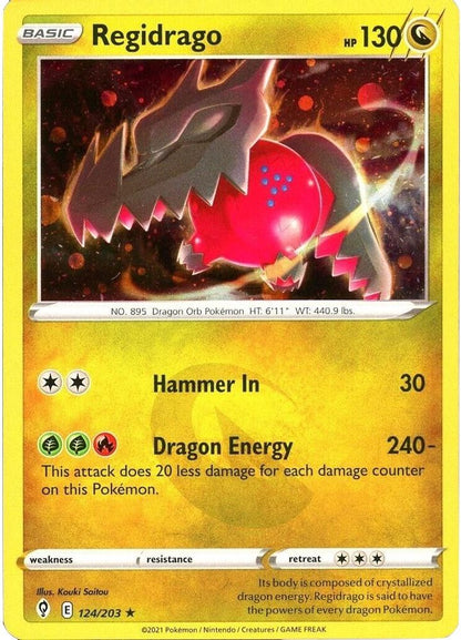 Regidrago (Cosmos Holo) 124/203 Miscellaneous Cards & Products Pokemon NM