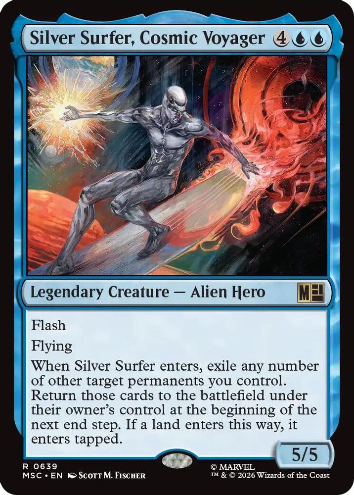 Silver Surfer, Cosmic Voyager 639 Commander: Marvel Super Heroes Magic: The Gathering