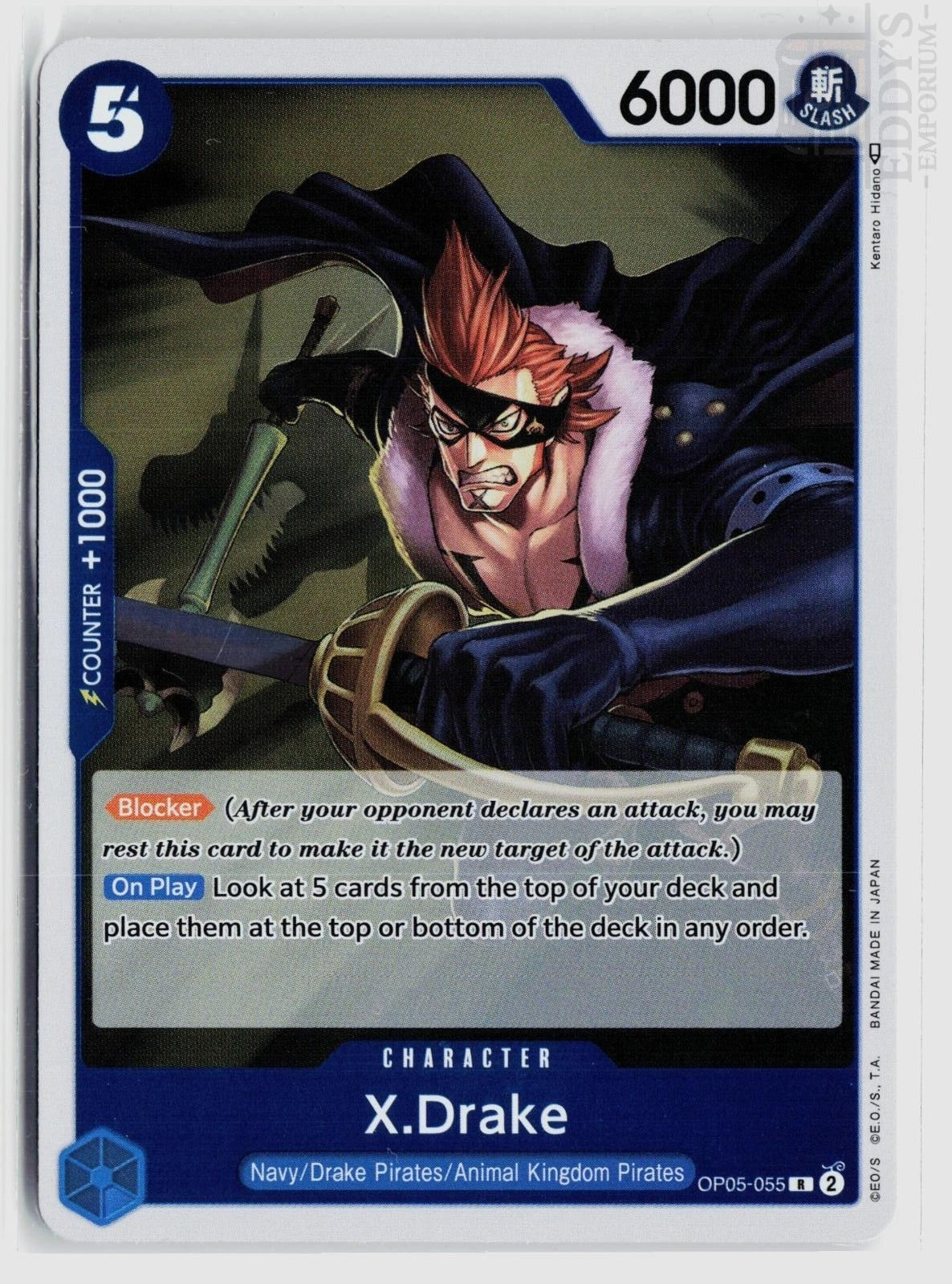 X.Drake OP05-055 Awakening of the New Era One Piece Foil Rare