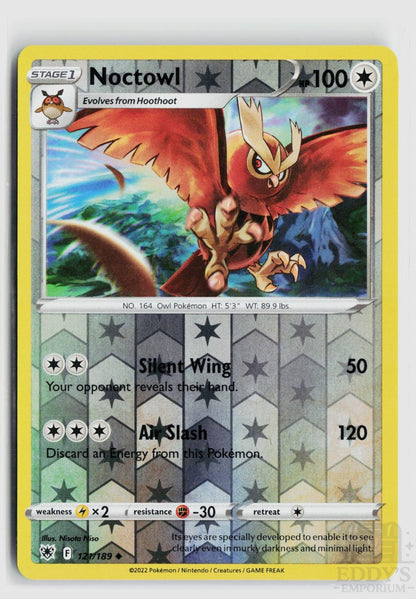 Noctowl 121/189 Astral Radiance Pokemon Reverse Holo Uncommon NM