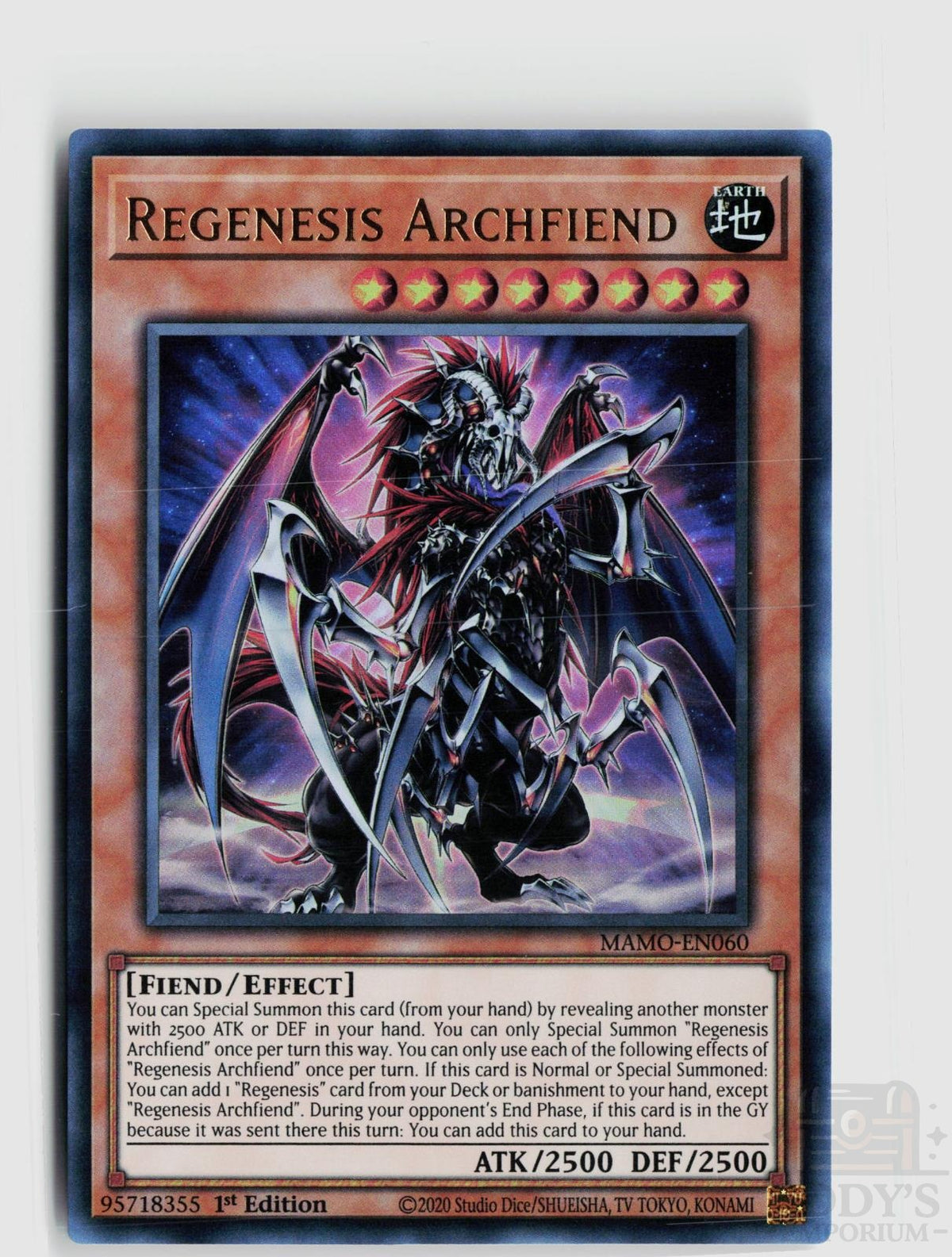 Regenesis Archfiend MAMO-EN060 Magnificent Monsters Yu-Gi-Oh 1st Edition NM