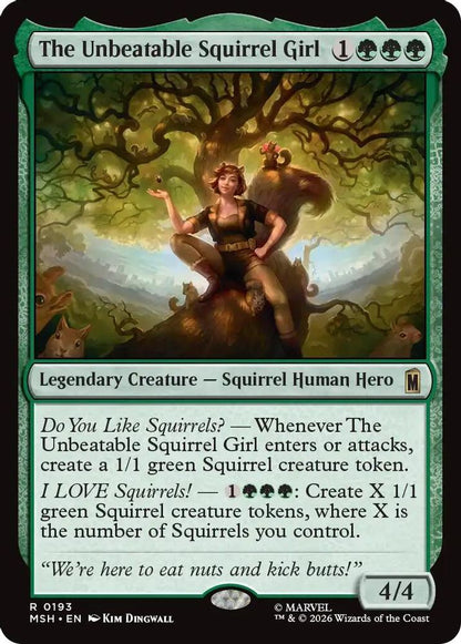 The Unbeatable Squirrel Girl 193 Marvel Super Heroes Magic: The Gathering