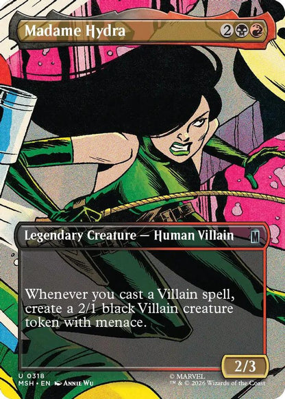 Madame Hydra (Borderless) 318 Marvel Super Heroes Magic: The Gathering Foil