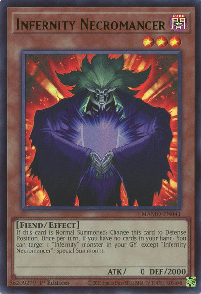 Infernity Necromancer MAMO-EN041 Magnificent Monsters Yu-Gi-Oh 1st Edition NM