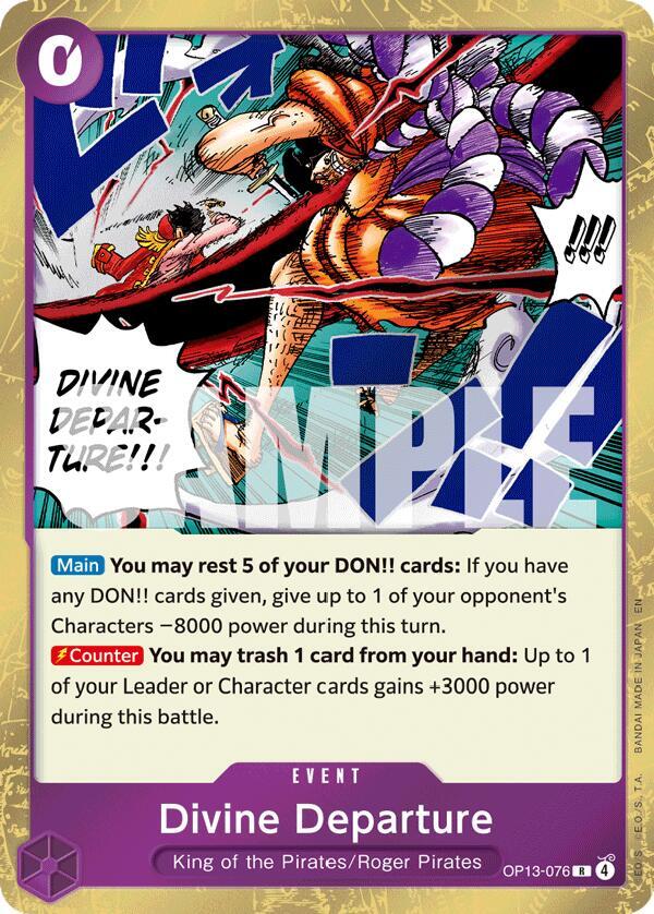 Divine Departure OP13-076 Carrying On His Will One Piece Foil Rare