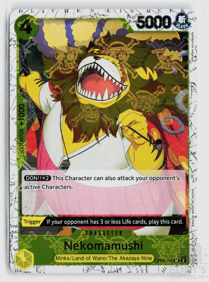 Nekomamushi (Jolly Roger Foil) OP06-110 Premium Booster -The Best- One Piece