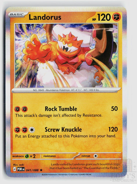 Landorus 041/088 Perfect Order Pokemon Holo