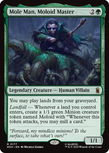 Mole Man, Moloid Master 177 Marvel Super Heroes Magic: The Gathering