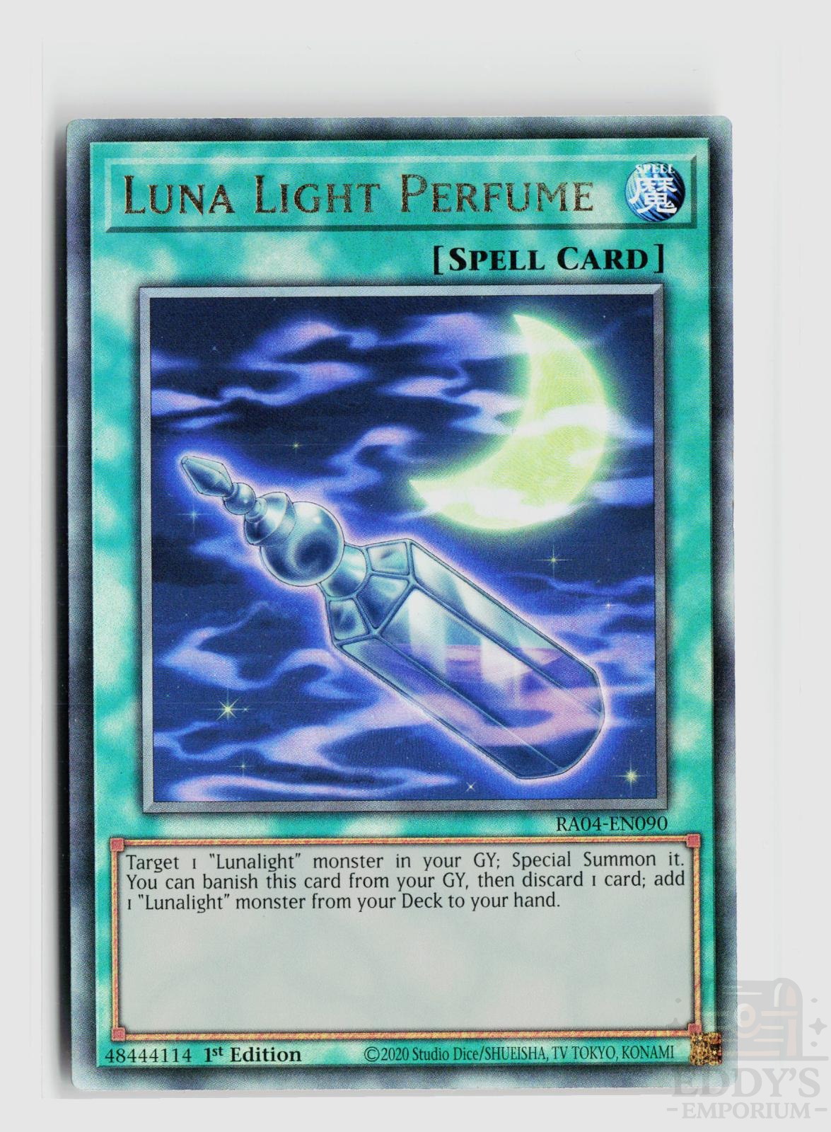 Luna Light Perfume (PUR) RA04-EN090 Quarter Century Stampede Yu-Gi-Oh 1st Edition NM