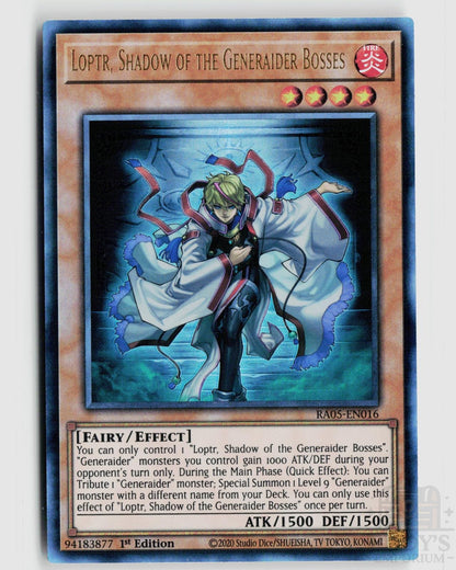 Loptr, Shadow of the Generaider Bosses (Ultimate Rare) RA05-EN016 Yu-Gi-Oh Rarity Collection 5