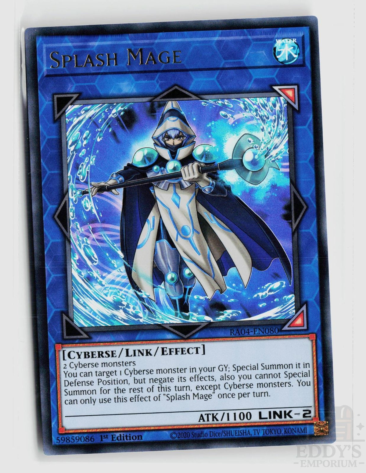 Splash Mage (PUR) RA04-EN080 Quarter Century Stampede Yu-Gi-Oh 1st Edition NM