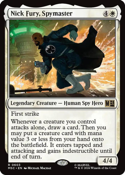 Nick Fury, Spymaster 603 Commander: Marvel Super Heroes Magic: The Gathering