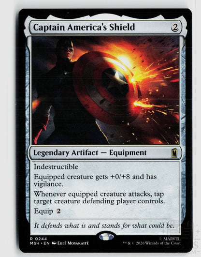 Captain America's Shield 244 Marvel Super Heroes Magic: The Gathering