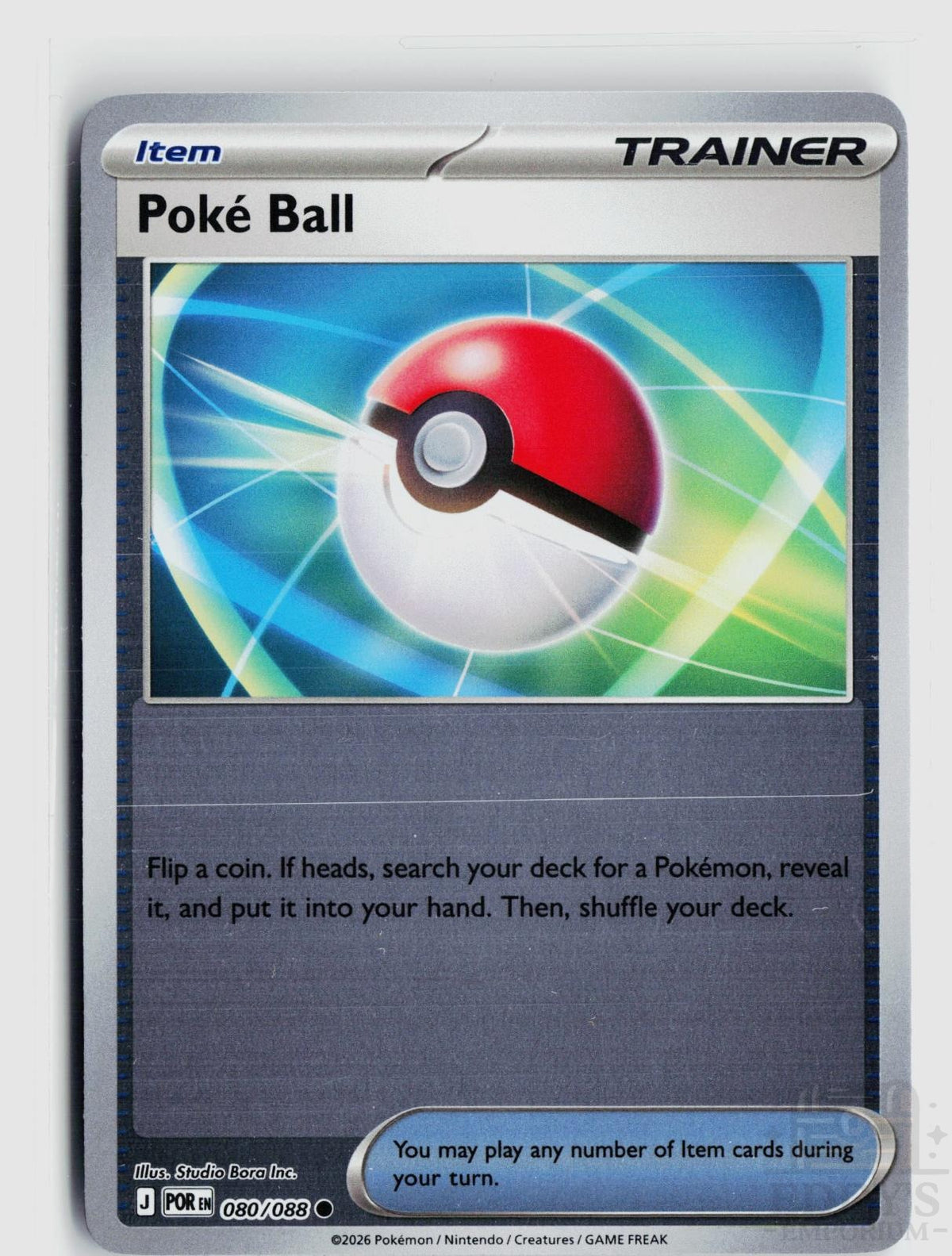 Poke Ball 080/088 Perfect Order Pokemon Reverse Holo Common NM