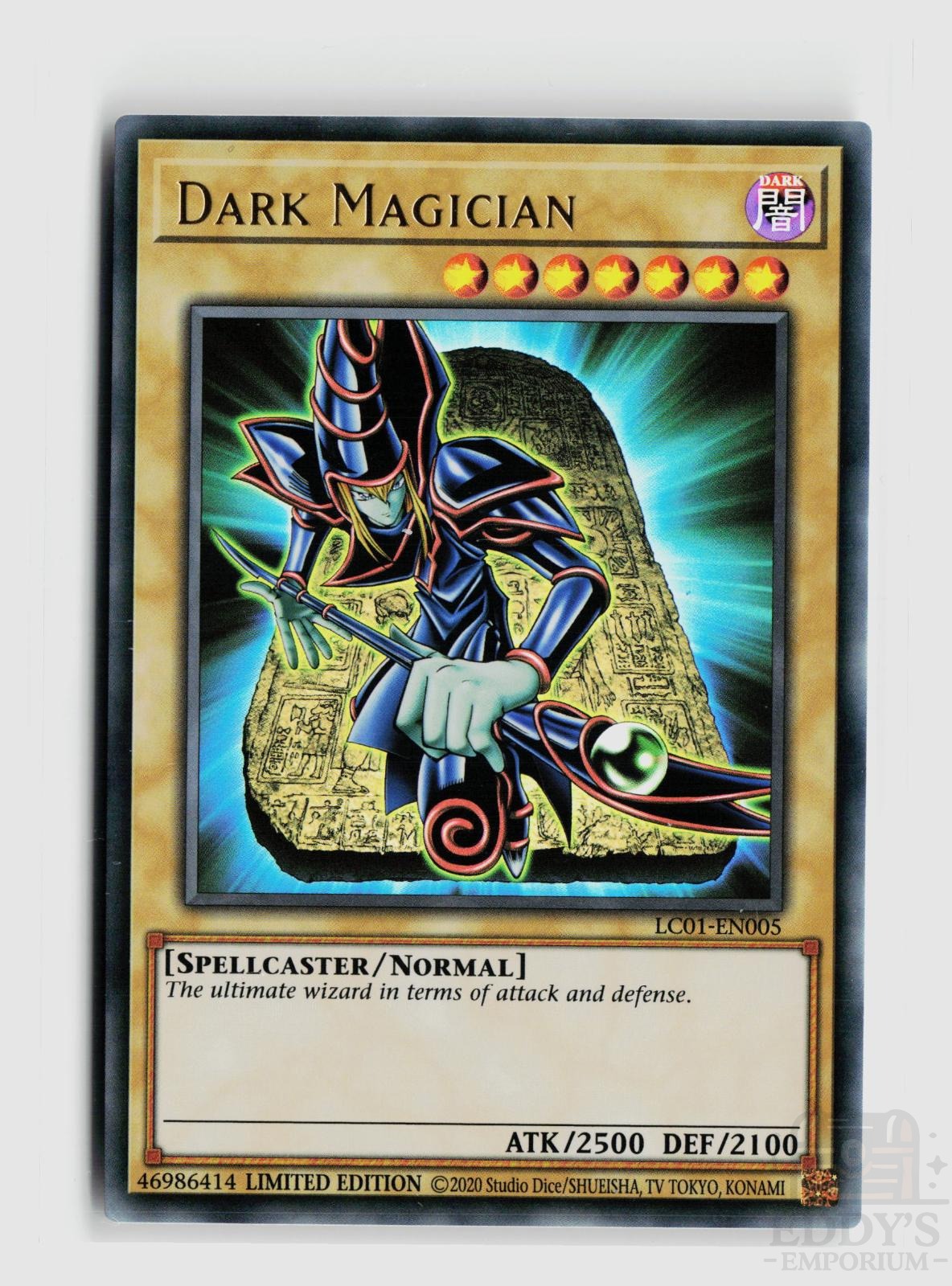 Dark Magician (25th Anniversary Edition) LC01-EN005 Yu-Gi-Oh Legendary Collection: 25th Anniversary Edition