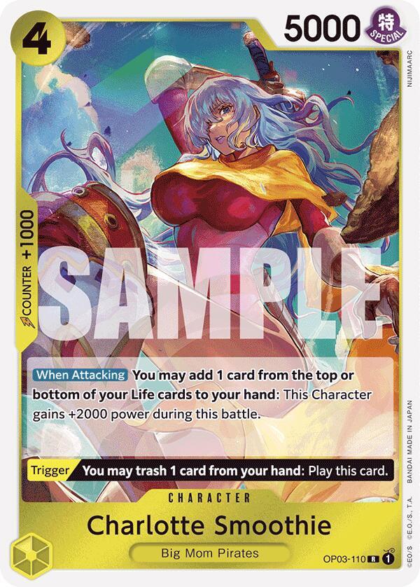 Charlotte Smoothie (Reprint) OP03-110 Premium Booster -The Best- One Piece Foil