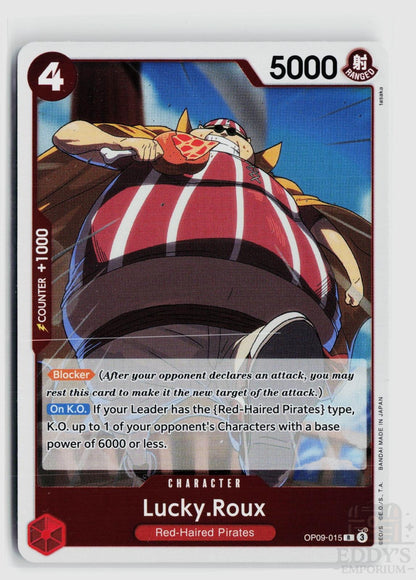 Lucky.Roux (Reprint) OP09-015 Starter Deck 23: RED Shanks One Piece Rare