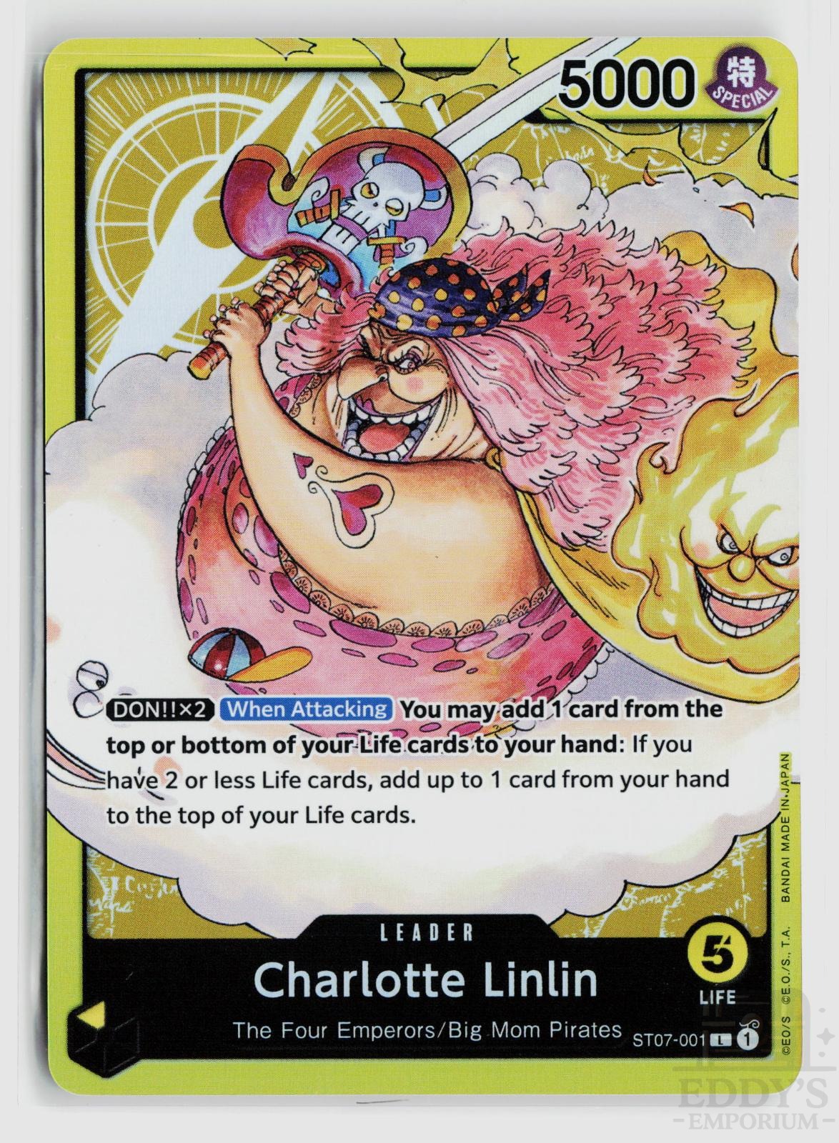Charlotte Linlin ST07-001 Starter Deck 7: Big Mom Pirates One Piece Foil Leader