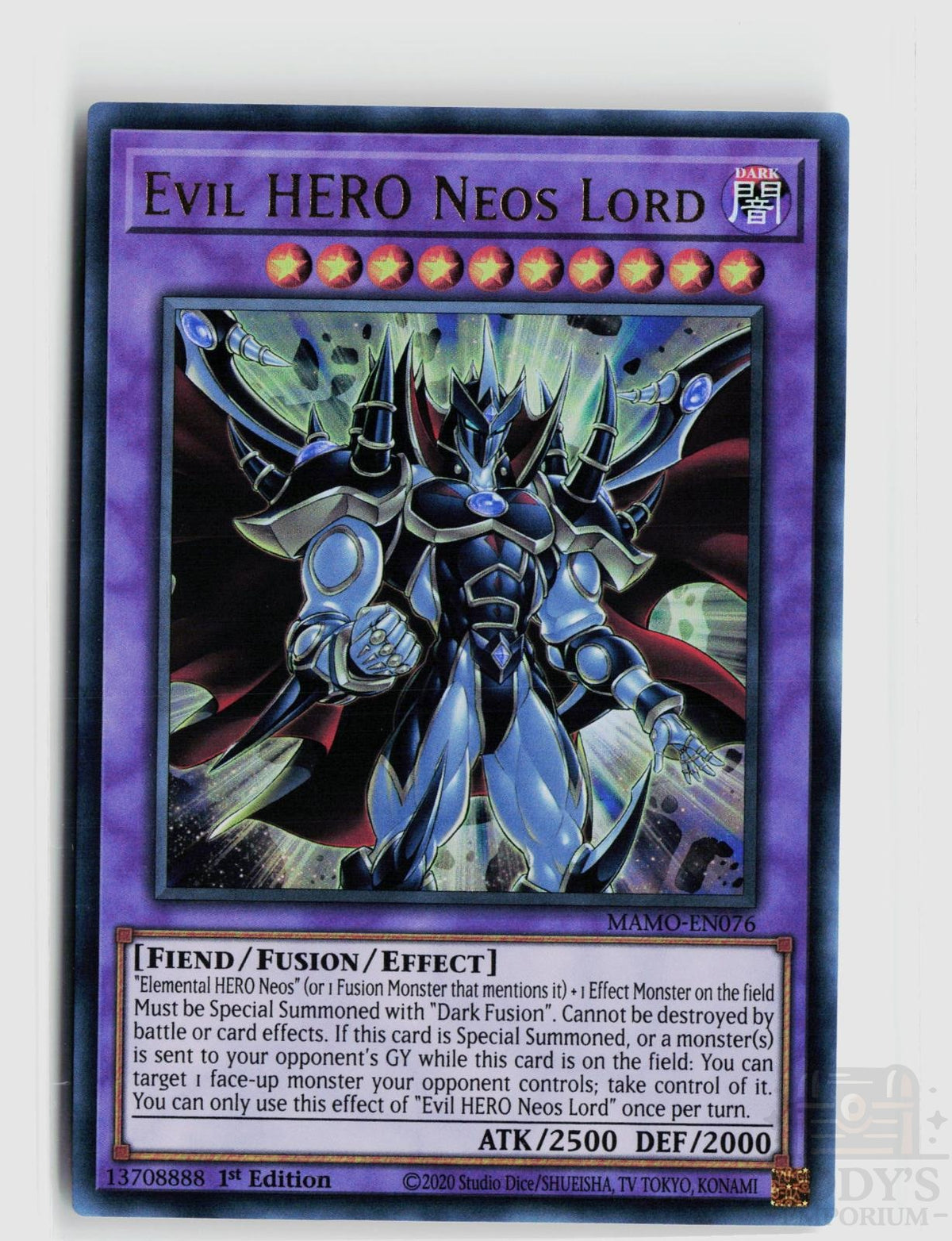 Evil HERO Neos Lord MAMO-EN076 Magnificent Monsters Yu-Gi-Oh 1st Edition NM