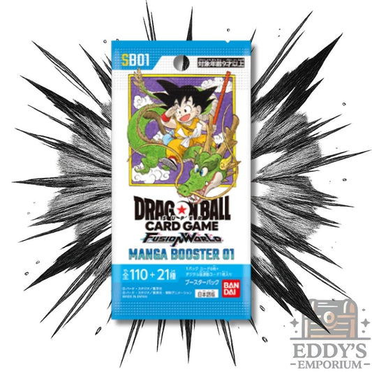 Dragon Ball Super Fusion World: Manga Booster SB01 Booster Pack - Japanese