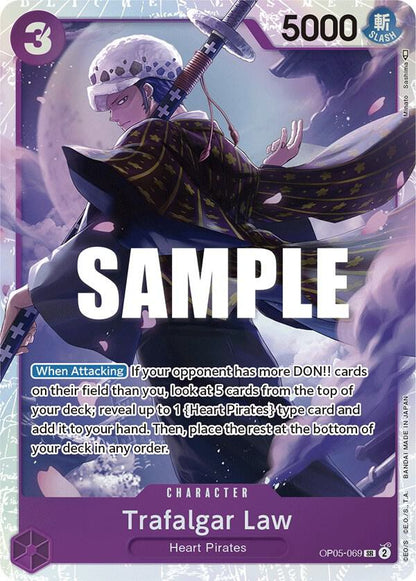 Trafalgar Law (069) OP05-069 Awakening of the New Era One Piece Foil Super Rare