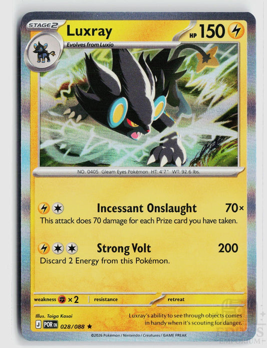 Luxray 028/088 Perfect Order Pokemon Holo