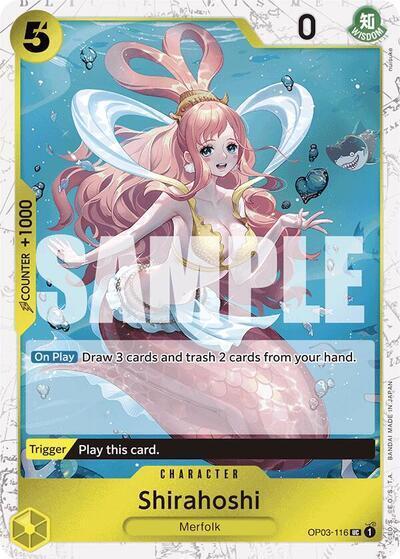 Shirahoshi (Jolly Roger Foil) OP03-116 Premium Booster -The Best- One Piece