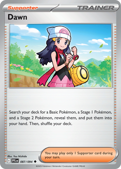 Dawn 087/094 Phantasmal Flames Pokemon Reverse Holo