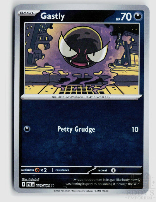 Gastly 054/094 Phantasmal Flames Pokemon Reverse Holo