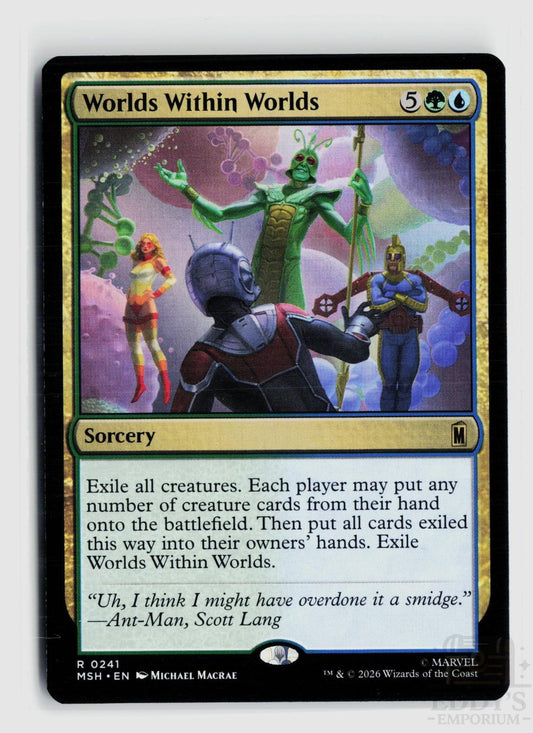 Worlds Within Worlds 241 Marvel Super Heroes Magic: The Gathering Rare