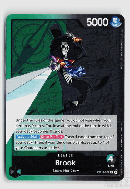 Brook OP15-022 Adventure on Kami's Island One Piece Leader