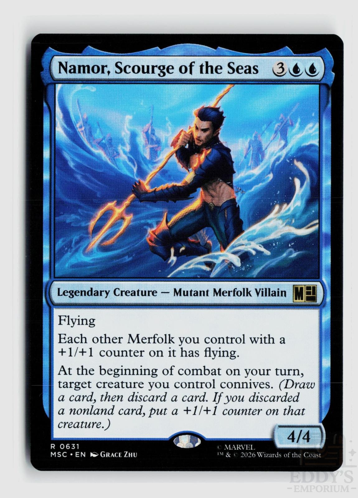 Namor, Scourge of the Seas 631 Commander: Marvel Super Heroes Magic: The Gathering