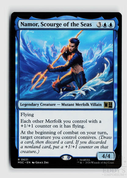 Namor, Scourge of the Seas 631 Commander: Marvel Super Heroes Magic: The Gathering